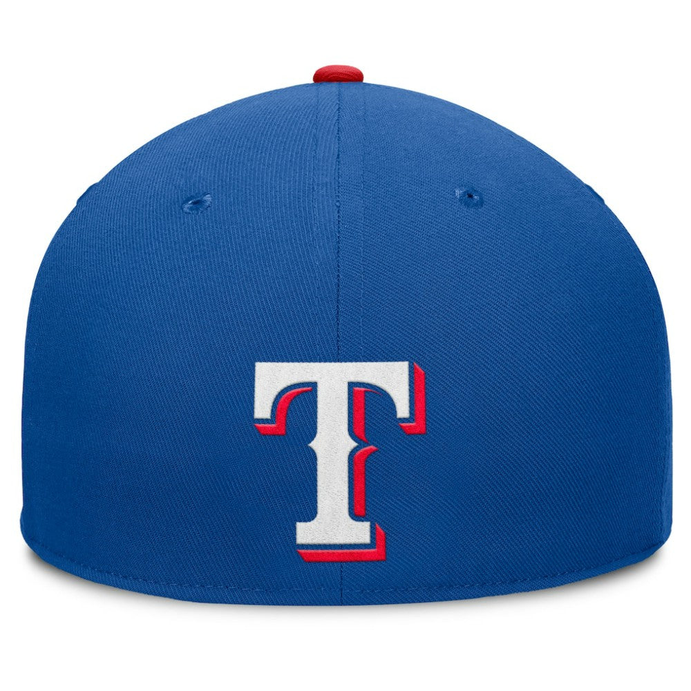 Royal Texas Rangers Fanatics Pick Off Fitted Hat