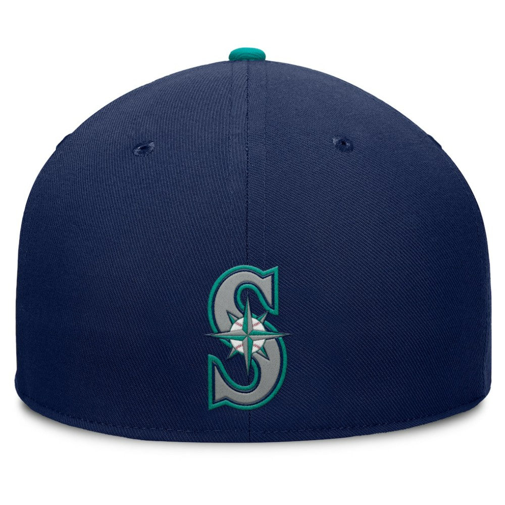 Navy Seattle Mariners Fanatics Pick Off Fitted Hat