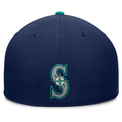 Navy Seattle Mariners Fanatics Pick Off Fitted Hat
