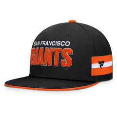 Black San Francisco Giants Fanatics Pick Off Fitted Hat