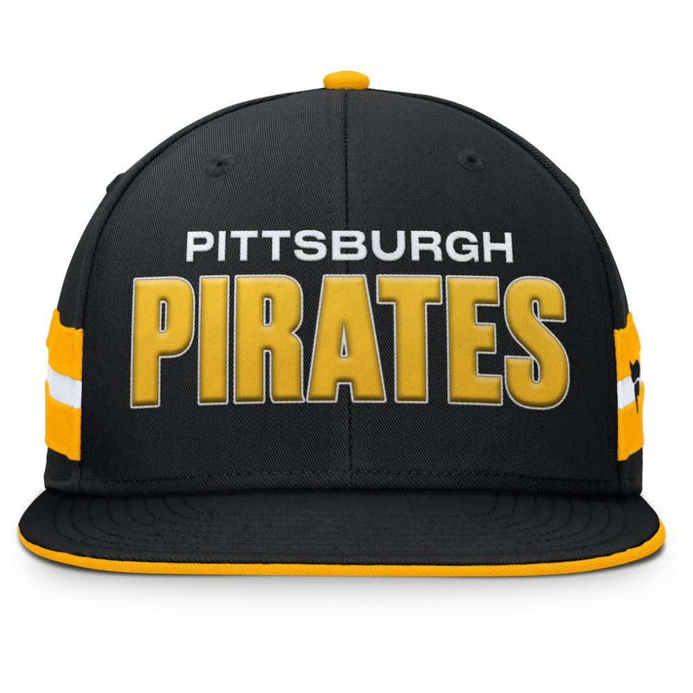 Black Pittsburgh Pirates Fanatics Pick Off Fitted Hat