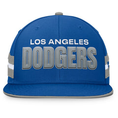 Royal Los Angeles Dodgers Fanatics Pick Off Fitted Hat