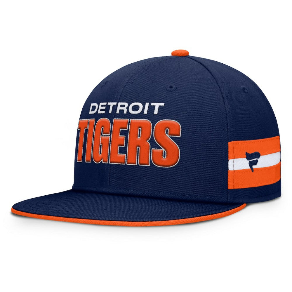 Navy Detroit Tigers Fanatics Pick Off Fitted Hat