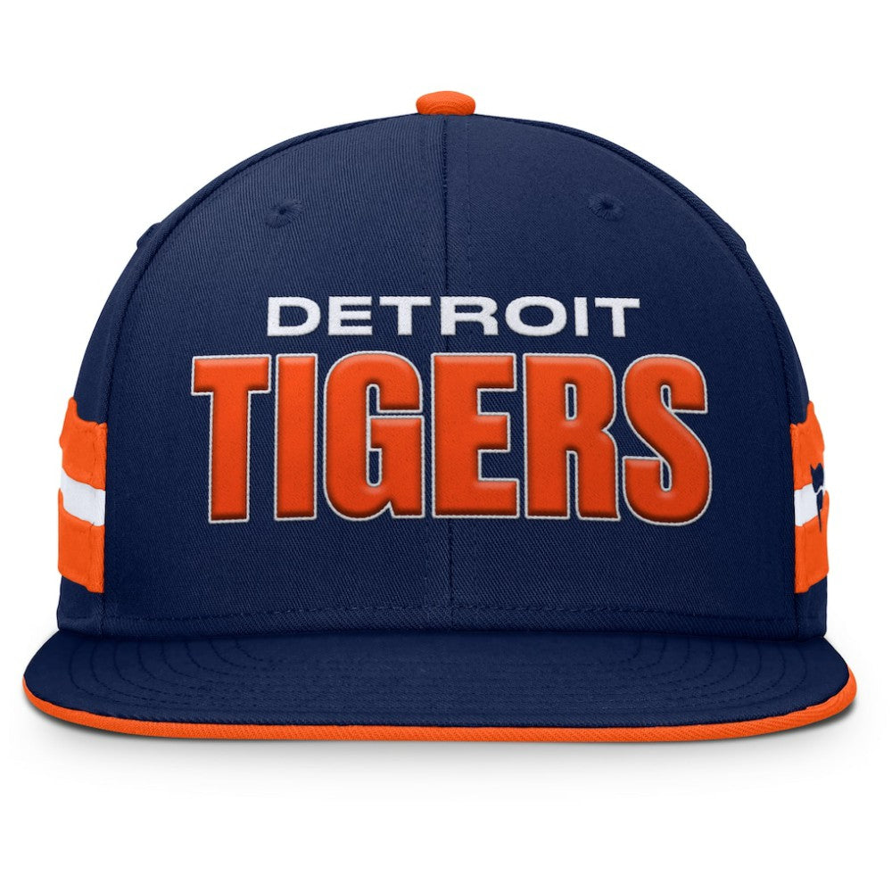 Navy Detroit Tigers Fanatics Pick Off Fitted Hat