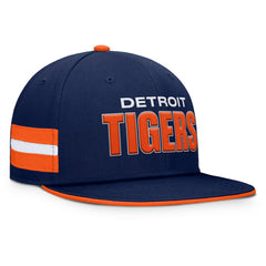 Navy Detroit Tigers Fanatics Pick Off Fitted Hat