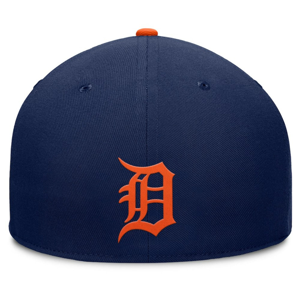 Navy Detroit Tigers Fanatics Pick Off Fitted Hat