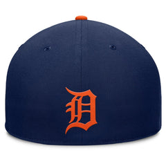 Navy Detroit Tigers Fanatics Pick Off Fitted Hat