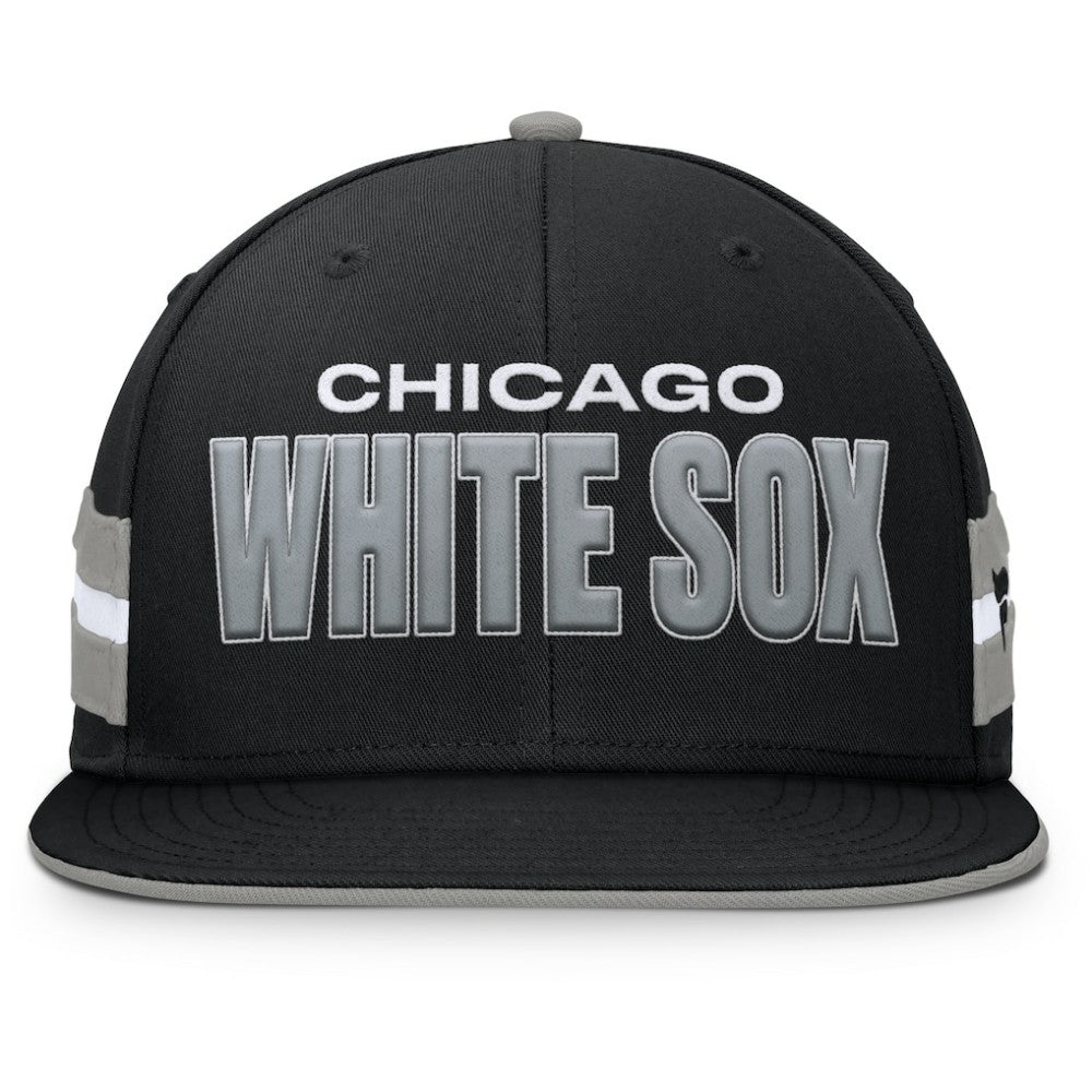 Black Chicago White Sox Fanatics Pick Off Fitted Hat