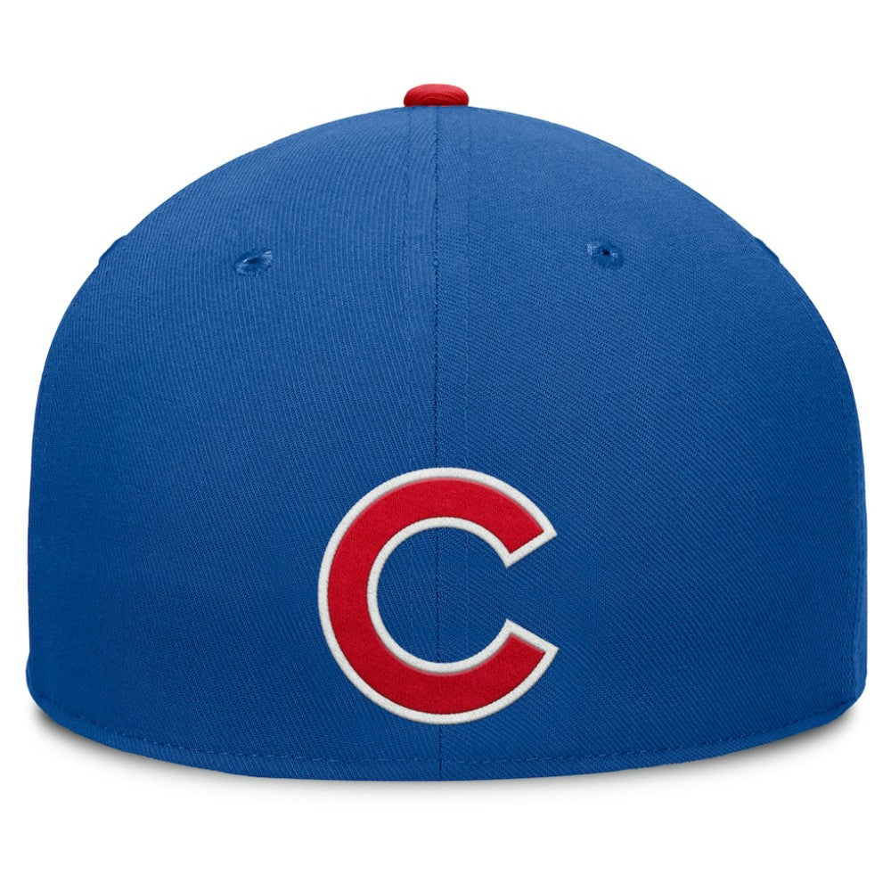 Royal Chicago Cubs Fanatics Pick Off Fitted Hat