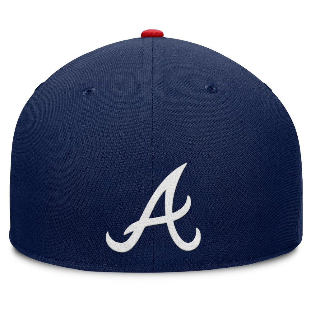 Navy Atlanta Braves Fanatics Pick Off Fitted Hat