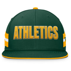 Green Athletics Fanatics Pick Off Fitted Hat