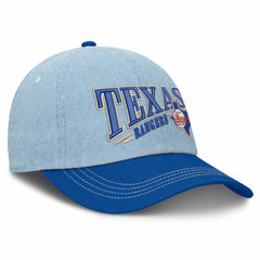 Denim Texas Rangers Fanatics Retire Adjustable Hat