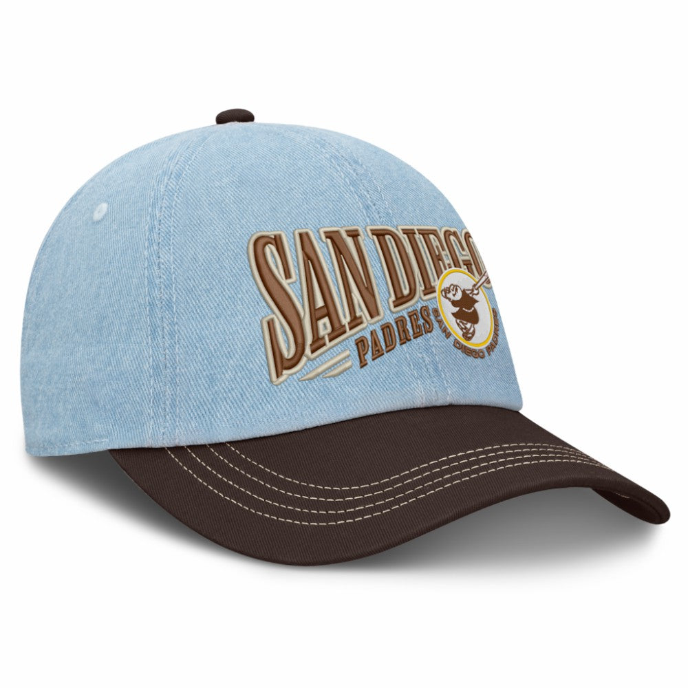 Denim San Diego Padres Fanatics Retire Adjustable Hat