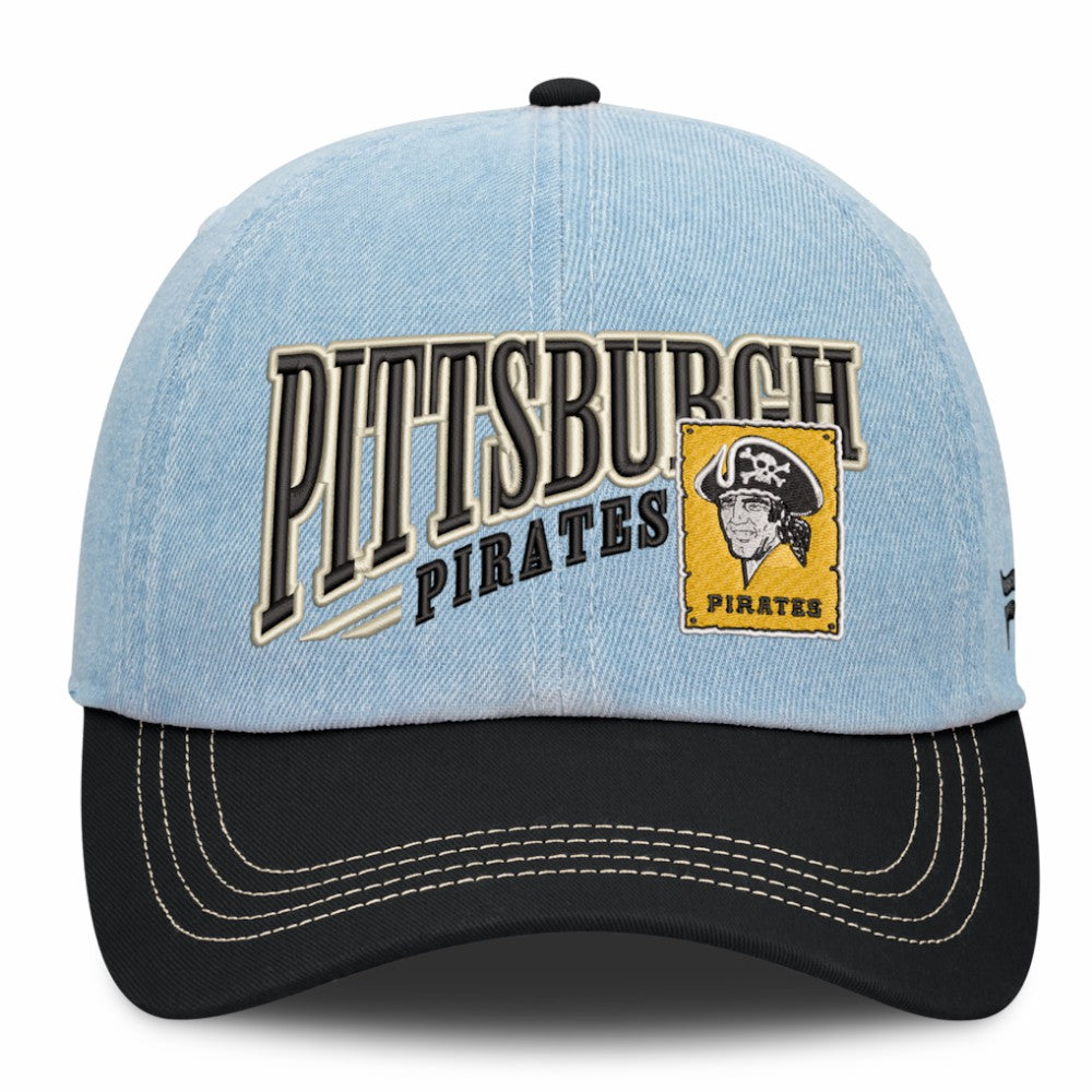 Denim Pittsburgh Pirates Fanatics Retire Adjustable Hat