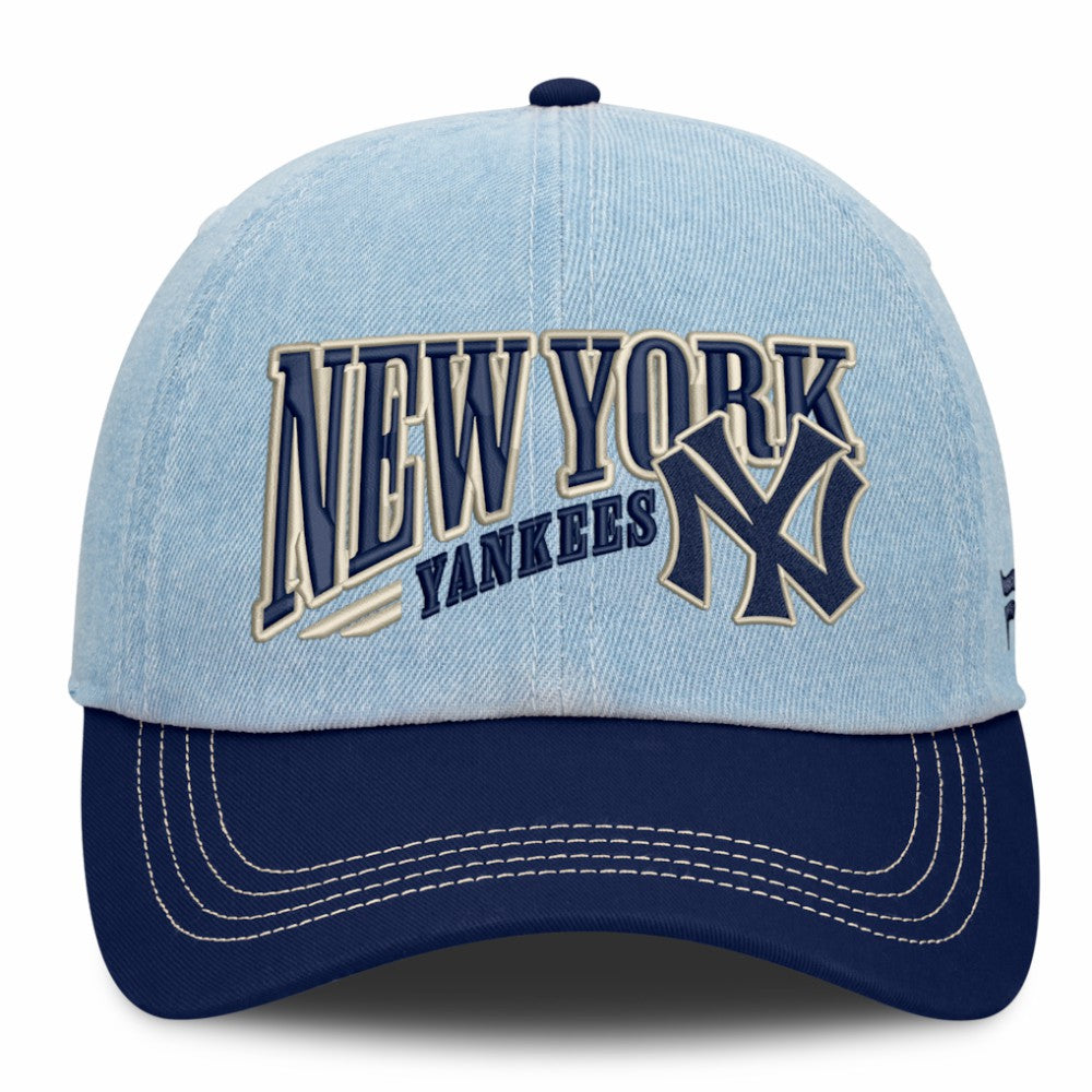 Denim New York Yankees Fanatics Retire Adjustable Hat