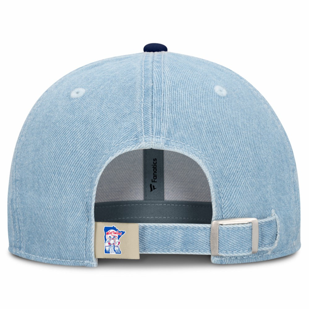Denim Minnesota Twins Fanatics Retire Adjustable Hat
