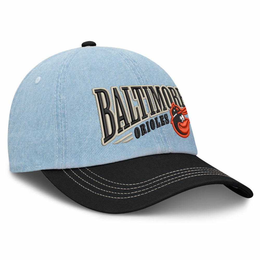 Denim Baltimore Orioles Fanatics Retire Adjustable Hat