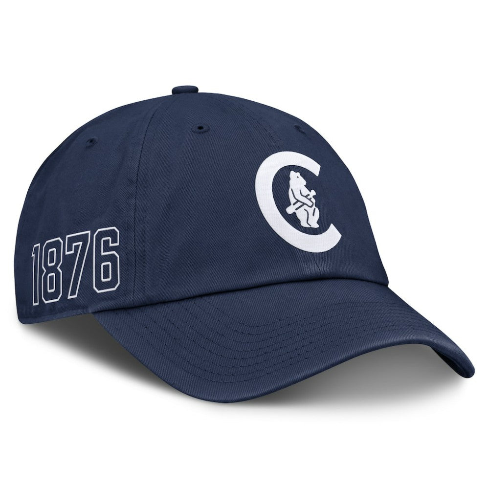 Navy Chicago Cubs Nike Cooperstown Club Adjustable Hat