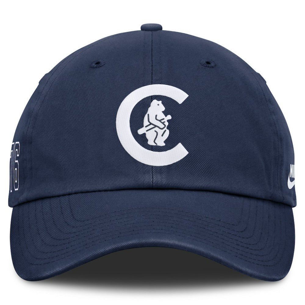 Navy Chicago Cubs Nike Cooperstown Club Adjustable Hat