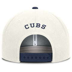Cream/Navy Chicago Cubs Nike Cooperstown Pro Dri-FIT Snapback Hat