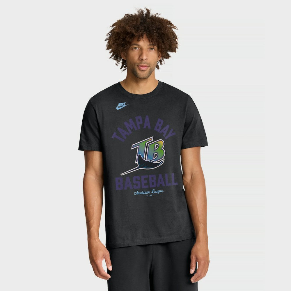 Black Tampa Bay Rays Nike Cooperstown Collection T-Shirt