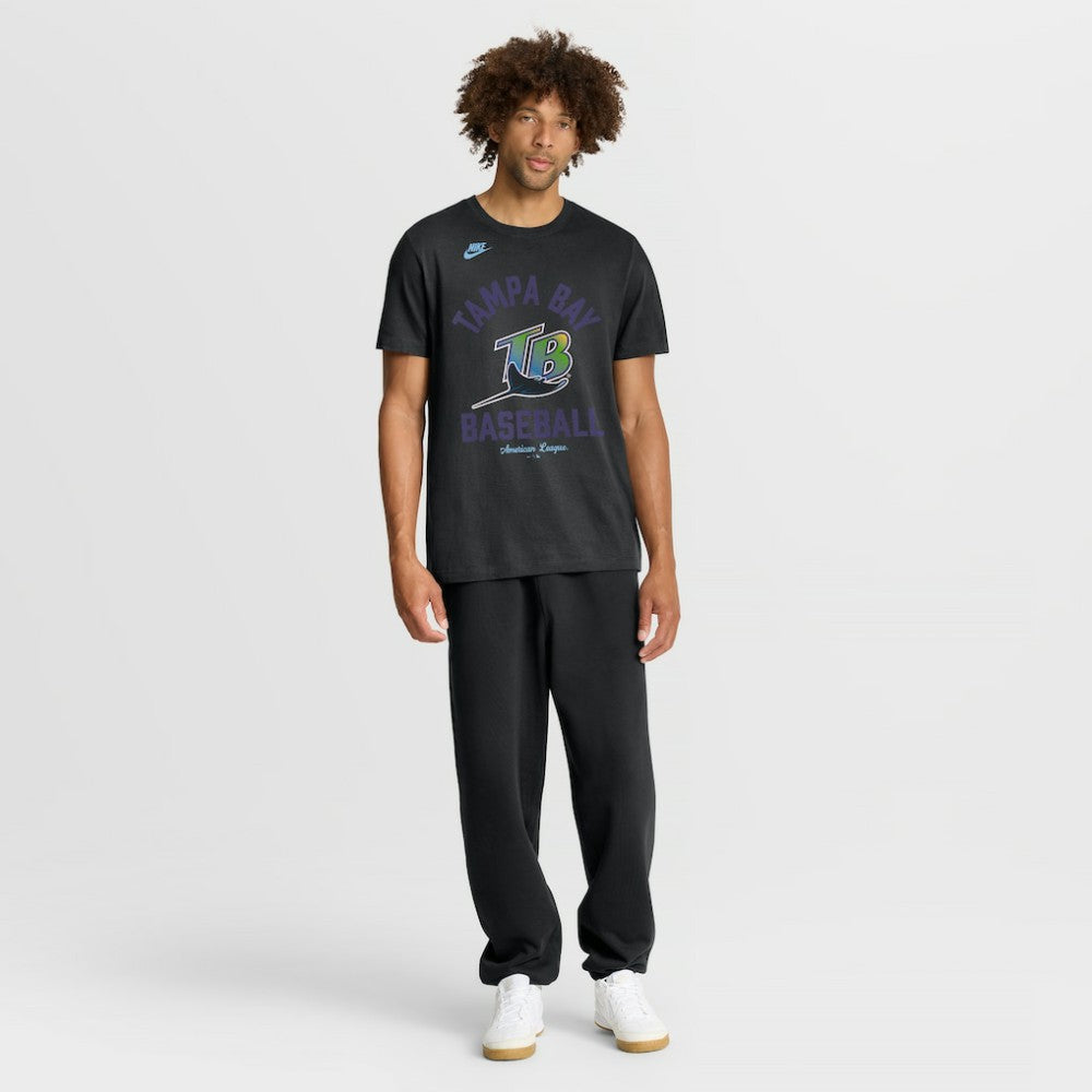 Black Tampa Bay Rays Nike Cooperstown Collection T-Shirt