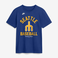 Royal Seattle Mariners Nike Cooperstown Collection T-Shirt