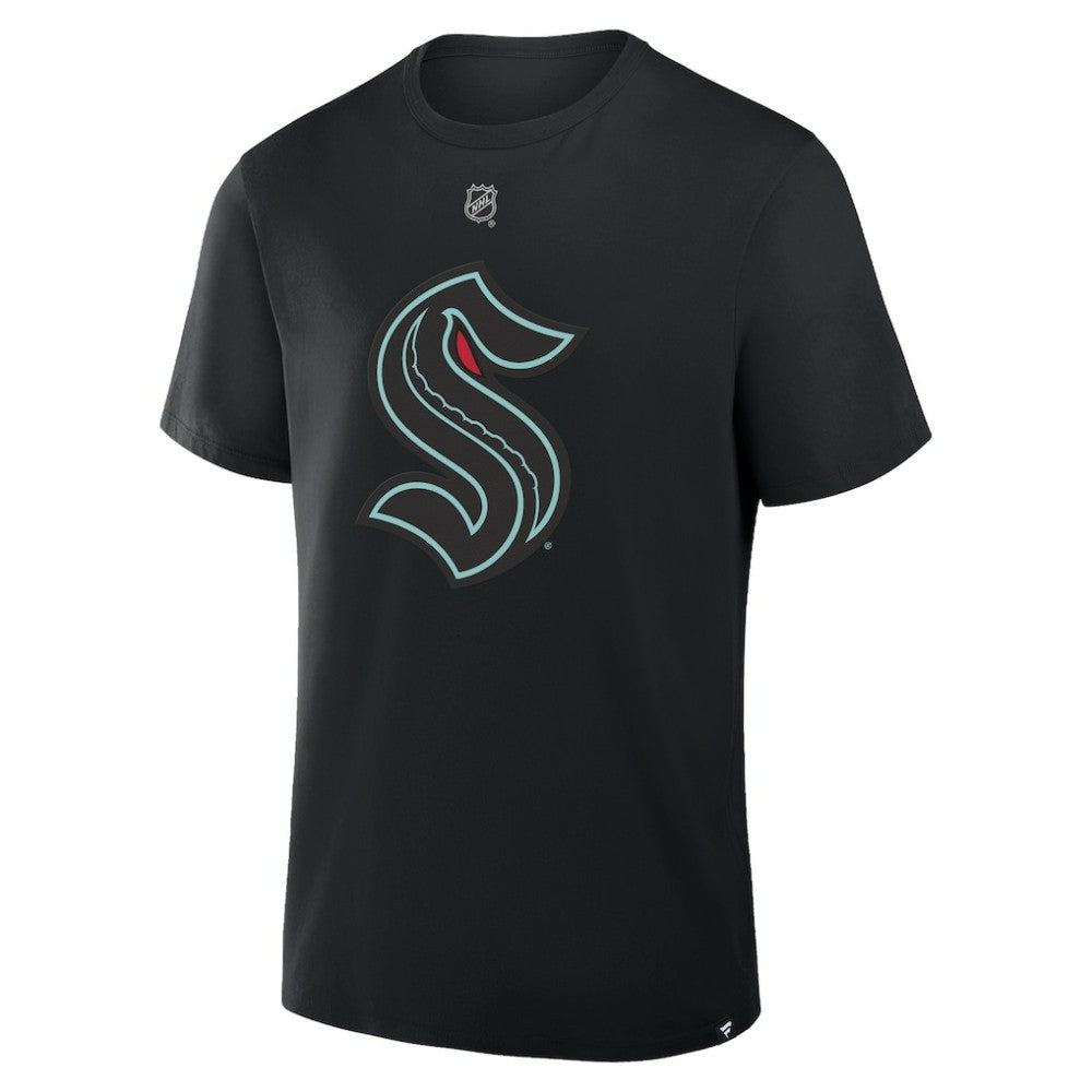 NHL Philipp Grubauer Seattle Kraken Fanatics Authentic Stack Name & Number T-Shirt