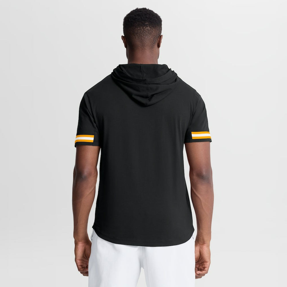 Optimal Play Short Sleeve Hooded T-Shirt - Pittsburgh Steelers T-shirts