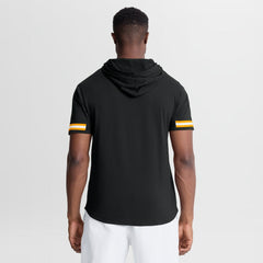 Optimal Play Short Sleeve Hooded T-Shirt - Pittsburgh Steelers T-shirts