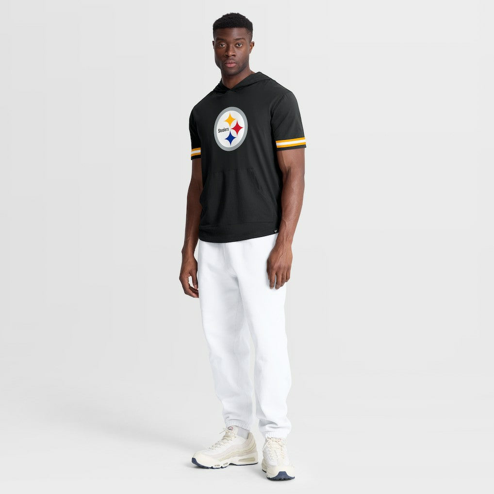 Optimal Play Short Sleeve Hooded T-Shirt - Pittsburgh Steelers T-shirts