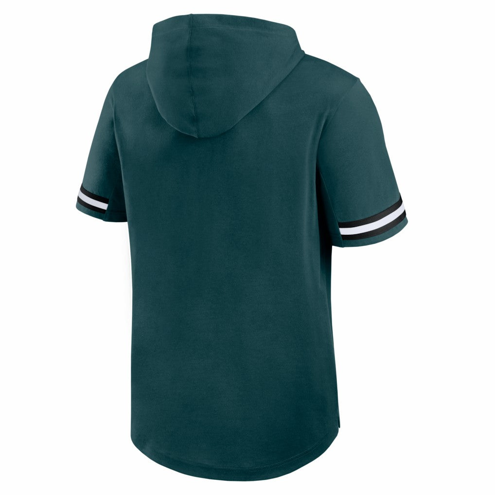 Optimal Play Short Sleeve Hooded T-Shirt - Philadelphia Eagles T-shirts