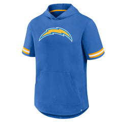 Optimal Play Short Sleeve Hooded T-Shirt - Los Angeles Chargers T-shirts