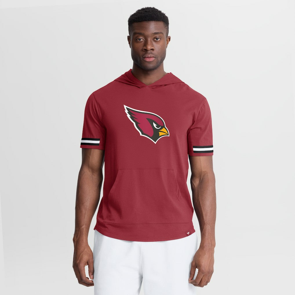 Optimal Play Short Sleeve Hooded T-Shirt - Arizona Cardinals T-shirts
