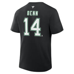 NHL Jamie Benn Dallas Stars Fanatics Authentic Stack Name & Number T-Shirt