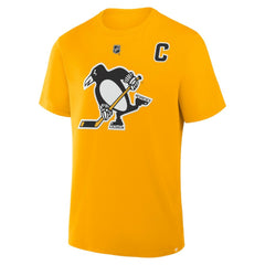NHL Sidney Crosby Pittsburgh Penguins Fanatics Authentic Stack Name & Number T-Shirt