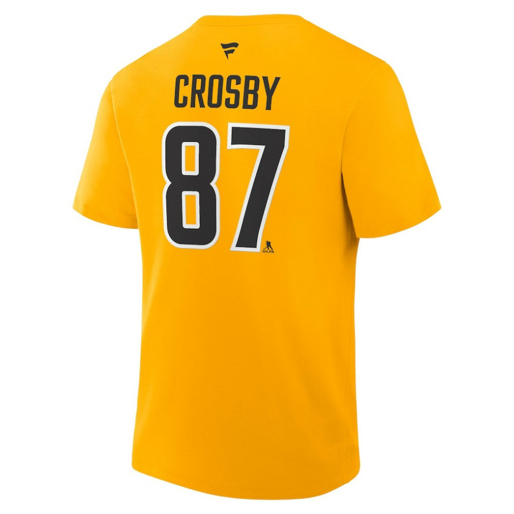 NHL Sidney Crosby Pittsburgh Penguins Fanatics Authentic Stack Name & Number T-Shirt