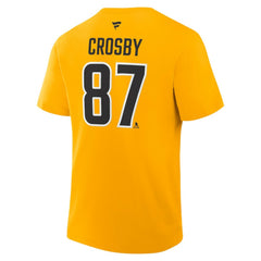 NHL Sidney Crosby Pittsburgh Penguins Fanatics Authentic Stack Name & Number T-Shirt