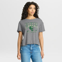 Women's Overplayed Tribute Tri-Blend Boxy T-Shirt - Philadelphia Eagles T-shirts