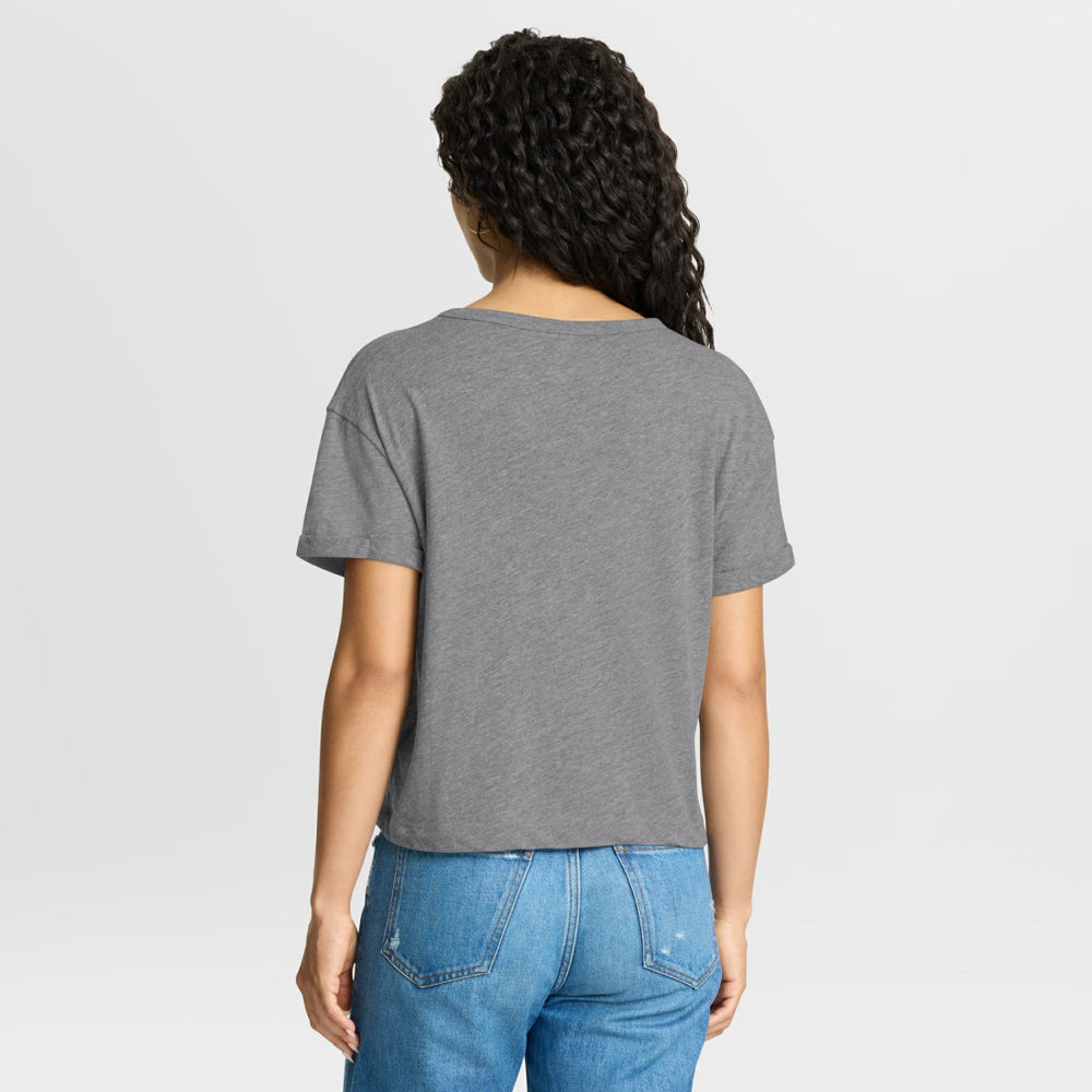 Women's Overplayed Tribute Tri-Blend Boxy T-Shirt - Denver Broncos T-shirts