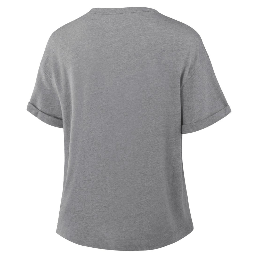 Women's Overplayed Tribute Tri-Blend Boxy T-Shirt - Denver Broncos T-shirts