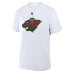 NHL Kirill Kaprizov Minnesota Wild Fanatics Authentic Stack Name & Number T-Shirt