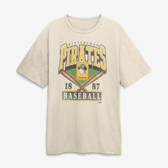 Tan Pittsburgh Pirates Fanatics Stadium Slub T-Shirt