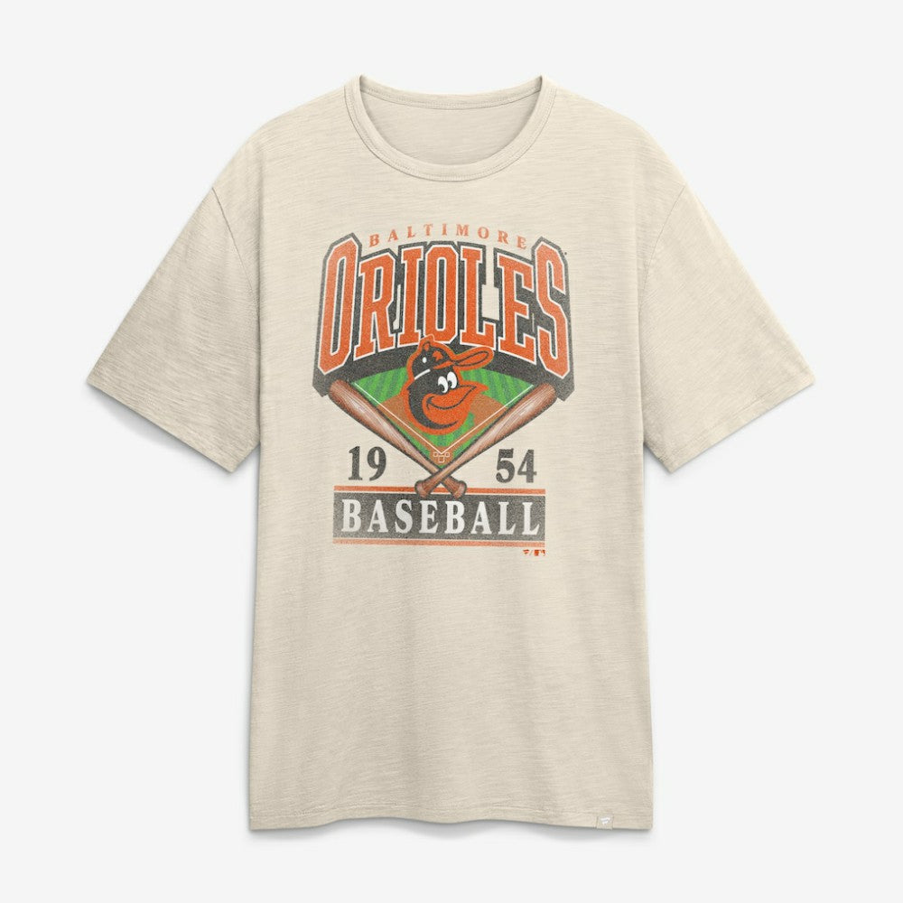 Tan Baltimore Orioles Fanatics Stadium Slub T-Shirt