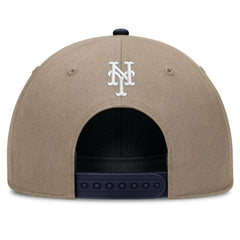 Khaki New York Mets Nike Father's Day Rope Rise Adjustable Hat