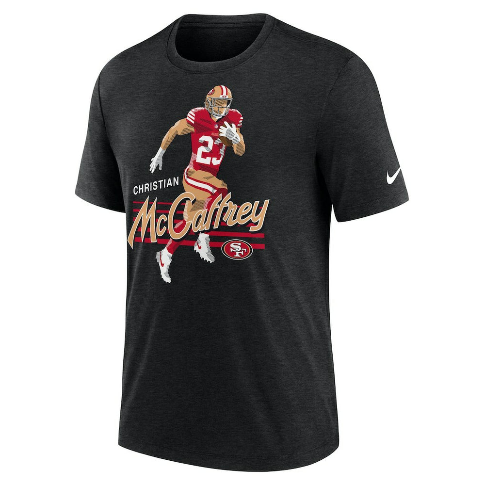 Christian McCaffrey  Player Graphic T-Shirt - San Francisco 49ers T-shirts