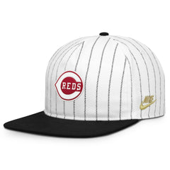 White/Black Cincinnati Reds Nike Cooperstown Collection Pro Adjustable Hat