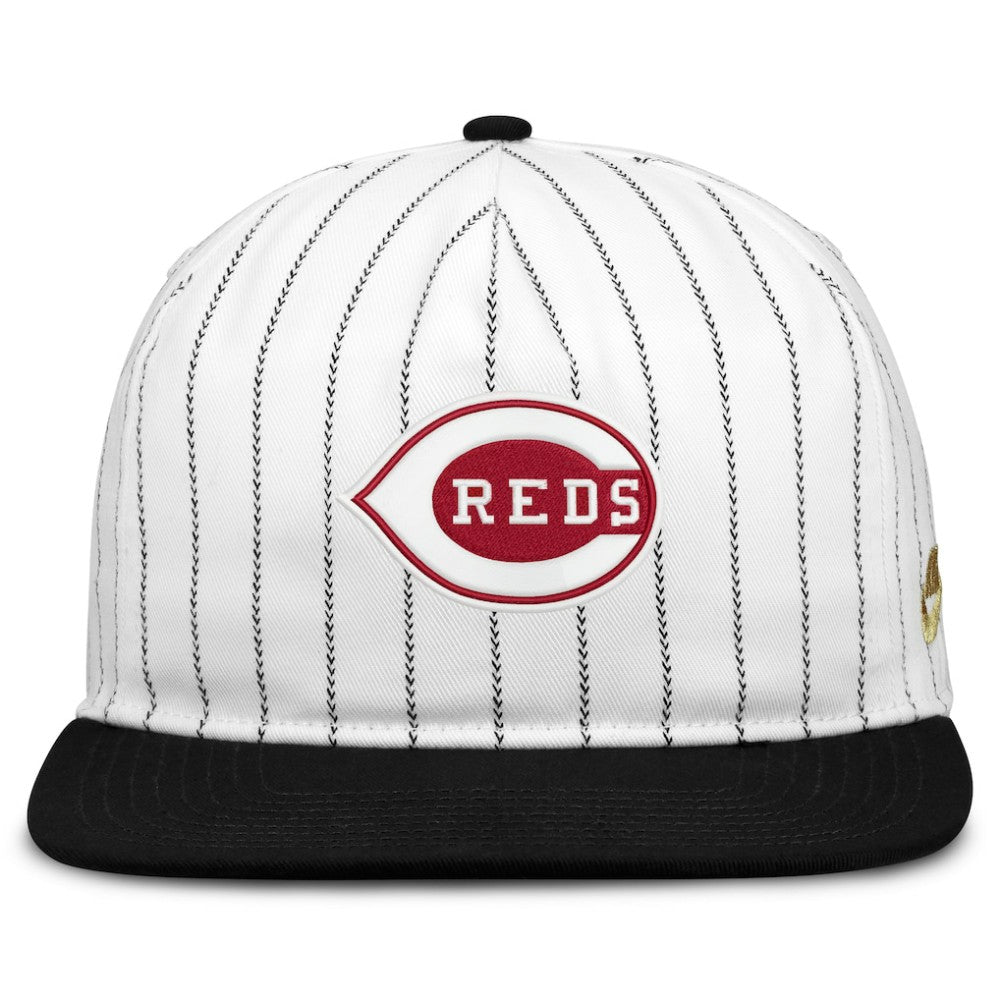 White/Black Cincinnati Reds Nike Cooperstown Collection Pro Adjustable Hat