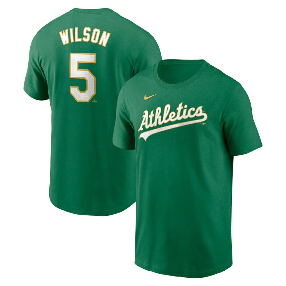 Green Jacob Wilson Athletics Nike Fuse Name & Number T-Shirt