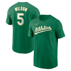 Green Jacob Wilson Athletics Nike Fuse Name & Number T-Shirt